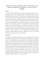 Examining the effectiveness and challenges of public at local government level as a catalyst for promoting effective service delivery: A case of greater Tzaneen municipality