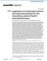 Application of multimodal machine learning-based analysis for the biomethane yields of NaOHpretreated biomass