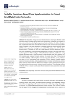 Scalable container-based time synchronization for smart grid data center networks