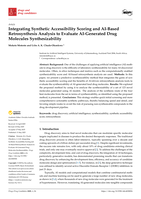 Integrating synthetic accessibility scoring and AI-based retrosynthesis analysis to evaluate AI-generated drug molecules synthesizability