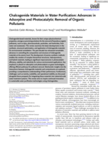 Chalcogenide materials in water purification: Advances in adsorptive and photocatalytic removal of organic pollutants
