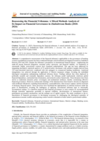 Reassessing the financial trilemma: A mixed methods analysis of its impact on fnancial governance in Zimbabwean banks (2010- 2024)