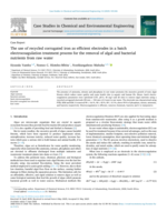 The use of recycled corrugated iron as efficient electrodes in a batch electrocoagulation treatment process for the removal of algal and bacterial nutrients from raw water