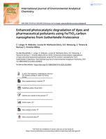 Enhanced photocatalytic degradation of dyes and pharmaceutical pollutants using Fe/TiO2-carbon nanospheres from Sutherlandia Frutescence