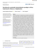 Revisiting the sustainable industrialization paradigm in Africa : Exploring the influence of digitalization
