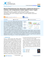 Natural phytochemicals from Macaranga conglomerata Brenan : A cytotoxic and computational analysis against cancer targets