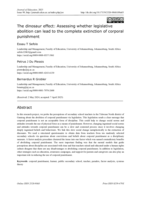 The dinosaur effect : Assessing whether legislative abolition can lead to the complete extinction of corporal punishment