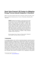 Smart solar-powered LED system for mitigating energy poverty-induced inequality in education