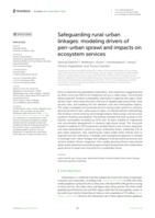 Safeguarding rural-urban linkages: modeling drivers of peri-urban sprawl and impacts on ecosystem services