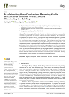 Revolutionising green construction : Harnessing zeolite and AI-driven initiatives for net-zero and climate-adaptive buildings