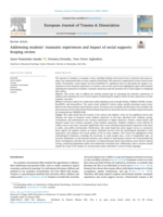 Addressing students' traumatic experiences and impact of social supports : Scoping review