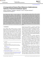 A Computational study of New glitazones-sulphonylureas hybrids as potential antidiabetic agents