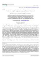 The advocacy act of TUs in school governance and professional management : Prospects, obstacles, and achievements