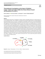 Thermodynamic investigation on the impact of oxidized copper-cobalt and copper sulfide ores stream mixture toward the dissolution of Cu and Co