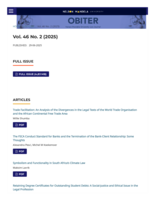 The FSCA conduct standard for banks and the termination of the bank-client relationship : Some thoughts