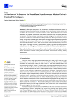 A review of advances in brushless synchronous motor Drive's Control Techniques