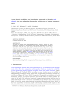 Agent based modelling and simulation approach to identify and classify the key influential factors for satisfaction of public transport users
