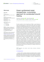 Green-synthesized metal nanoparticles: a promising approach for accelerated wound healing