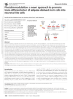 Photobiomodulation: a novel approach to promote trans-differentiation of adipose-derived stem cells into neuronal-like cells