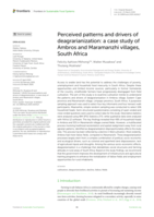 Perceived patterns and drivers of deagrarianization: a case study of Ambros and Maramanzhi villages, South Africa