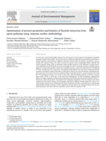 Optimization of process parameters and kinetics of fluoride extraction from spent potlining using response surface methodology