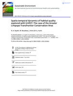 Spatio-temporal dynamics of habitat quality explored with InVEST : The case of the greater Limpopo transfrontier conservation area
