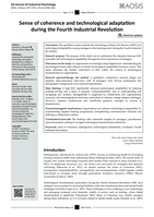Sense of coherence and technological adaptation during the fourth industrial revolution