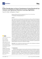 Fault classification in power transformers using dissolved gas analysis and optimized machine learning algorithms