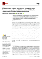 Compositional analysis of municipal solid waste from Tshwane metropolitan landfill Sites in South Africa for potential sustainable management strategies