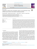 Comparative analysis dust accumulation impact on PV performance using artificial neural network and machine learning algorithms