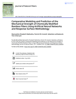 Comparative modeling and prediction of the mechanical strength of chemically modified bamboo fibers using artificial neural networks and response surface methodology