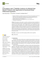 Convergence and ω2-stability analysis of a hybrid-type iterative scheme with application to functional delay differential equations