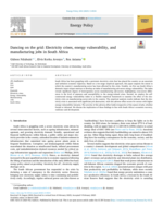 Dancing on the grid : Electricity crises, energy vulnerability, and manufacturing jobs in South Africa