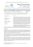 Barriers to artificial intelligence adoption in state-owned enterprises