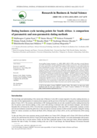 Dating business cycle turning points for South Africa : A comparison of parametric and non-parametric dating methods
