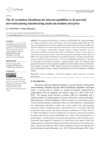 The AI revolution : Identifying the internal capabilities to AI-powered innovation among manufacturing small and medium enterprises