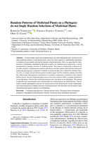 Random patterns of medicinal plants on a phylogeny do not imply random selections of medicinal plants