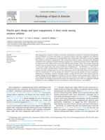 Playful sport design and sport engagement : A diary study among amateur athletes