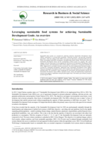 Leveraging sustainable food systems for achieving sustainable development goals : An overview