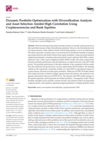 Dynamic portfolio optimization with diversification analysis and asset selection amidst high correlation using cryptocurrencies and bank equities
