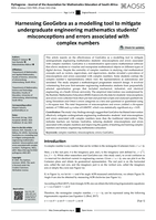 Harnessing GeoGebra as a modelling tool to mitigate undergraduate engineering mathematics students’ misconceptions and errors associated with complex numbers