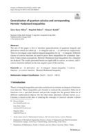 Generalization of quantum calculus and corresponding Hermite-Hadamard inequalities