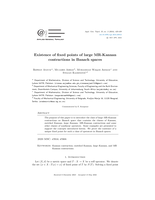 Existence of fixed points of large MR-Kannan contractions in Banach spaces