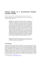 Control design of a four-terminal thyristor converter system