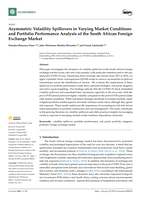 Asymmetric volatility spillovers in varying market conditions and portfolio performance analysis of the South African foreign exchange market