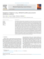 Degradation of bisphenol A using a MOF@COF-modified polyacrylonitrile ultrafiltration membrane