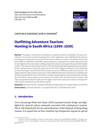 Outfitting adventure tourism : Hunting in South Africa (1890–1939)