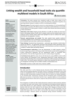Linking wealth and household head traits via quantile multilevel models in South Africa