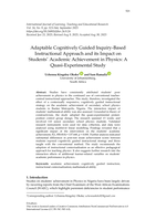 Adaptable cognitively guided inquiry-based instructional approach and its impact on students' academic achievement in physics : A quasi-experimental study