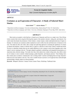 Costumes as an expression of character : A study of selected short stories